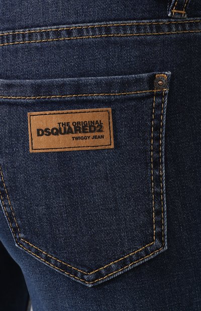 Джинсы DSQUARED2 синего цвета по цене 31150 руб., арт. S75LB0214/S30595, фото 5 Джинсы DSQUARED2, арт. S75LB0214/S30595, фото 5