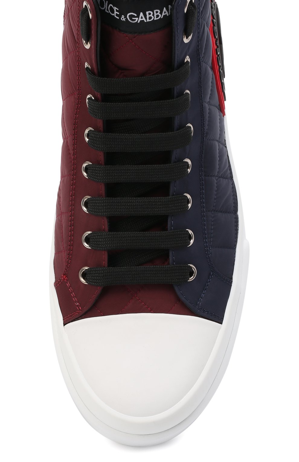 Текстильные кеды portofino light DOLCE & GABBANA синего цвета по цене 81800 руб., арт. CS1889/A0769, фото 6 Текстильные кеды portofino light DOLCE & GABBANA, арт. CS1889/A0769, фото 6