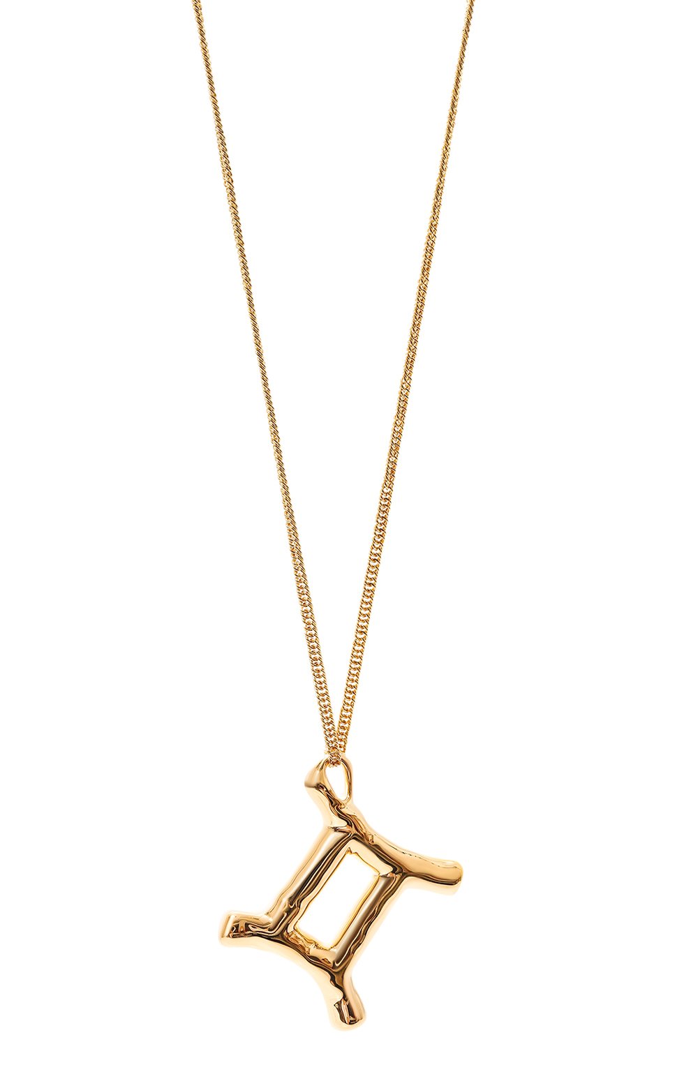 Подвеска на цепочке JIL SANDER золотого цвета по цене 108000 руб., арт. J11UU0023 J12015, фото 3 Подвеска на цепочке JIL SANDER, арт. J11UU0023 J12015, фото 3