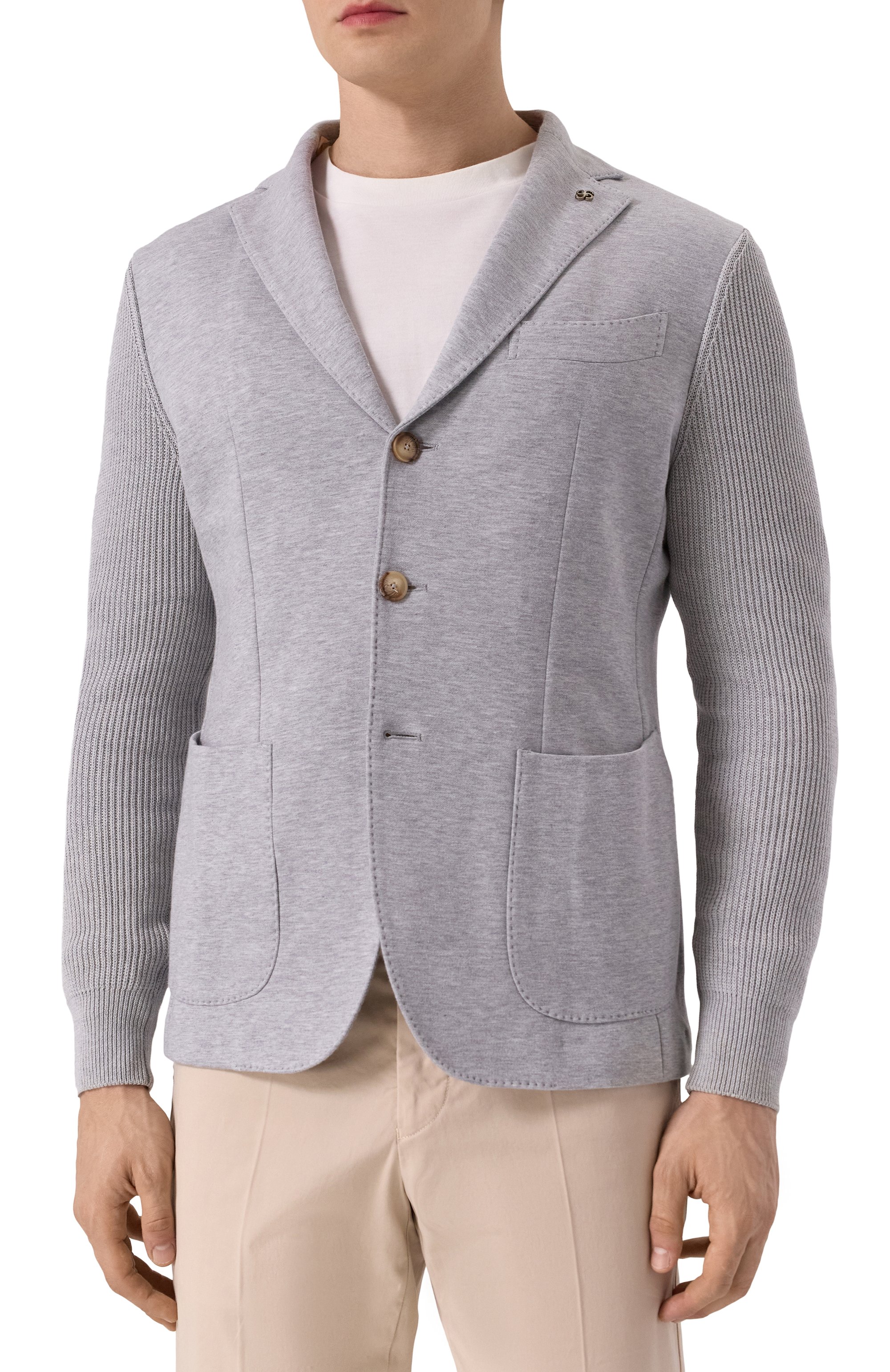 Хлопковый пиджак GRAN SASSO, арт. 23133/76012, фото 5