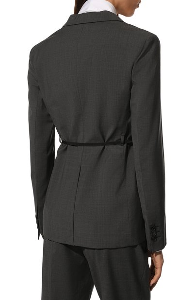 Шерстяной жакет PRADA, арт. P575LH-1XMY-F0480-211, фото 4