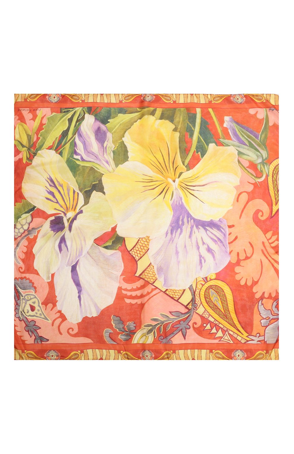 Шелковый платок GOURJI, арт. T23VT7R/1, фото 5