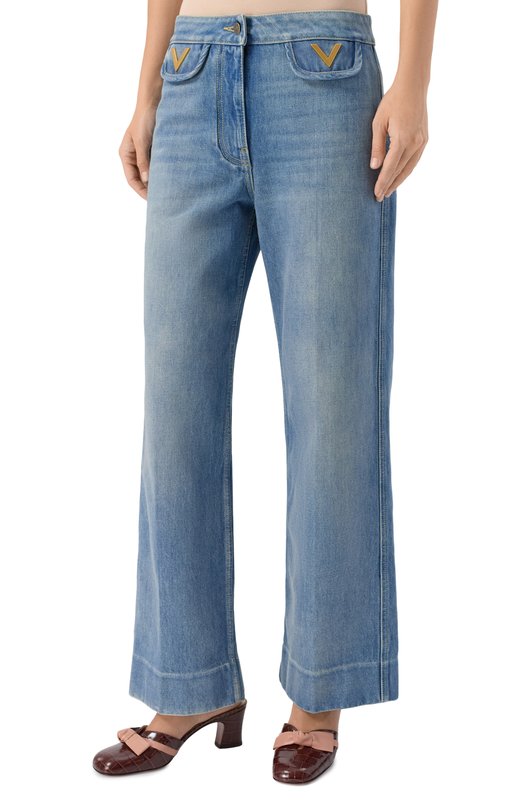 Джинсы Valentino 7B3DD21J/9HC Голубой  7B3DD21J/9HC Фото 3