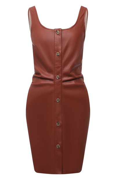 Женское платье из экокожи NANUSHKA, арт. ERNIE_BRICK_VEGAN LEATHER