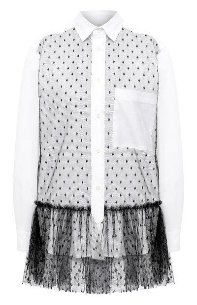 Женская хлопковая блузка REDVALENTINO, арт. UR3ABD45/50K