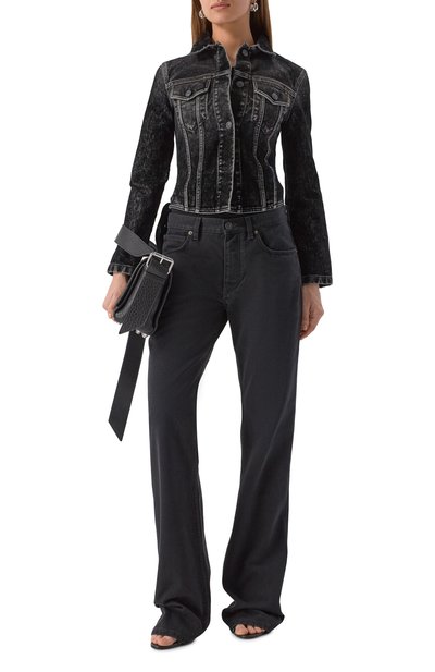 Джинсовая куртка BALENCIAGA черного цвета по цене 369500 руб., арт. 831697/TSW65, фото 2 Джинсовая куртка BALENCIAGA, арт. 831697/TSW65, фото 2