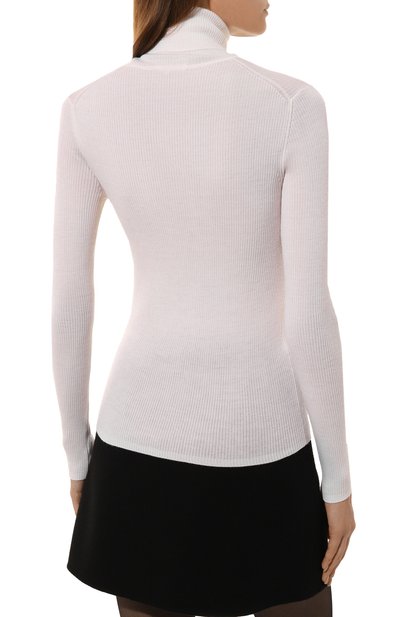 Шерстяная водолазка P.A.R.O.S.H. кремового цвета по цене 26350 руб., арт. D512552X, фото 4 Шерстяная водолазка P.A.R.O.S.H., арт. D512552X, фото 4