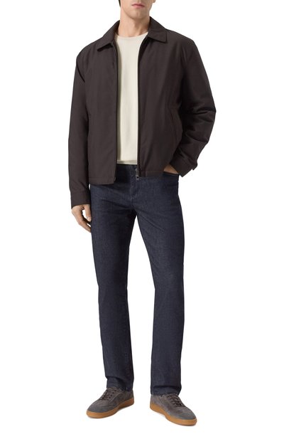 Замшевые кеды stitching KITON, арт. USSA335N0127904, фото 2