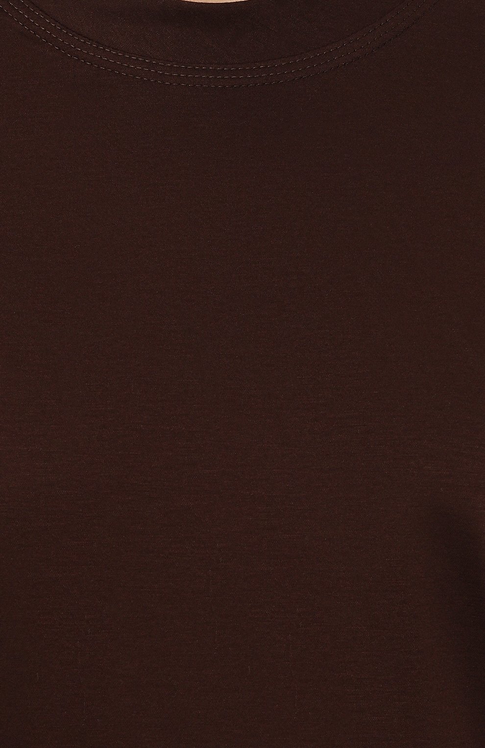 Хлопковая футболка KITON темно-коричневого цвета по цене 49100 руб., арт. D53450H08225, фото 5 Хлопковая футболка KITON, арт. D53450H08225, фото 5
