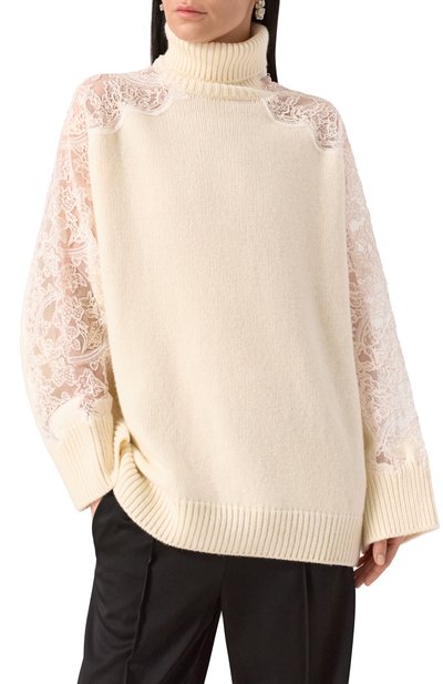 Свитер из шерсти и кашемира ELIE SAAB, арт. T0101, фото 3