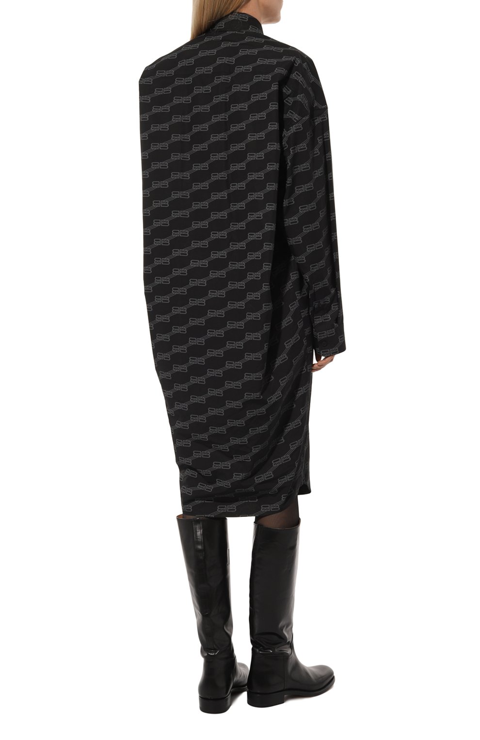 Хлопковая рубашка BALENCIAGA, арт. 755491/TML36, фото 4