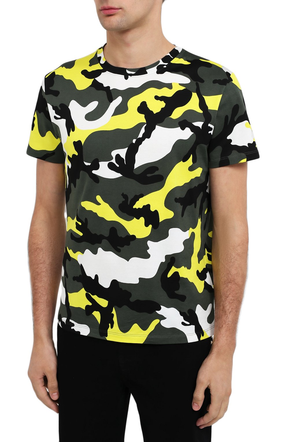 Хлопковая футболка VALENTINO, арт. UV3MG00W3M0, фото 3