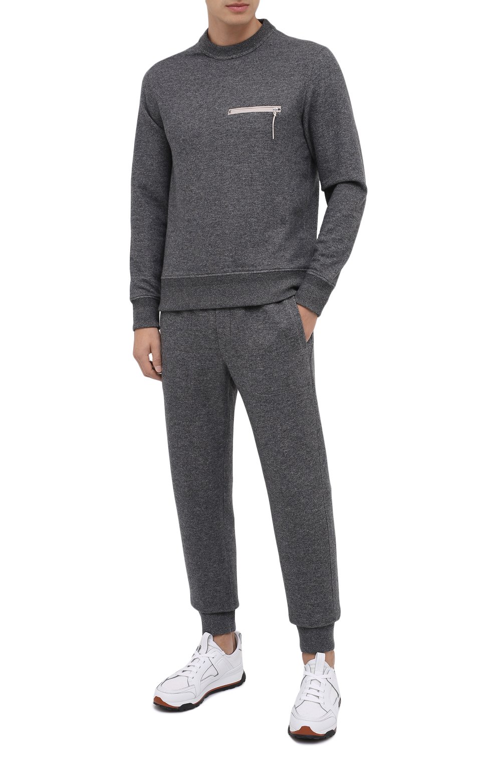 Джемпер из хлопка и кашемира ZEGNA, арт. UV559/802R, фото 2