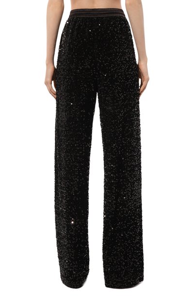 Брюки с отделкой пайетками EMPORIO ARMANI, арт. 6D2P6C/2JRUZ, фото 4