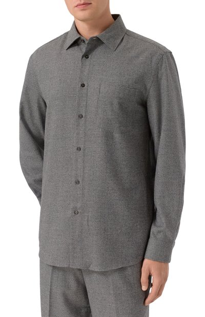 Шерстяная рубашка 12 STOREEZ, арт. 129508, фото 3