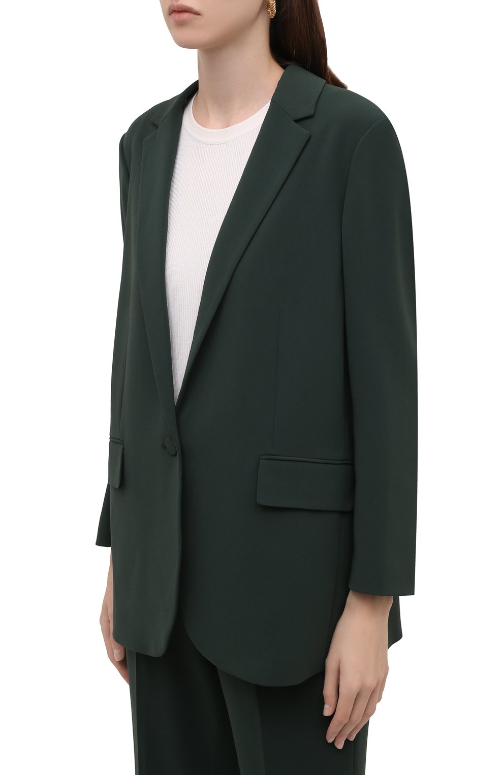 Жакет THEORY темно-зеленого цвета по цене 74700 руб., арт. L0109103, фото 3 Жакет THEORY, арт. L0109103, фото 3