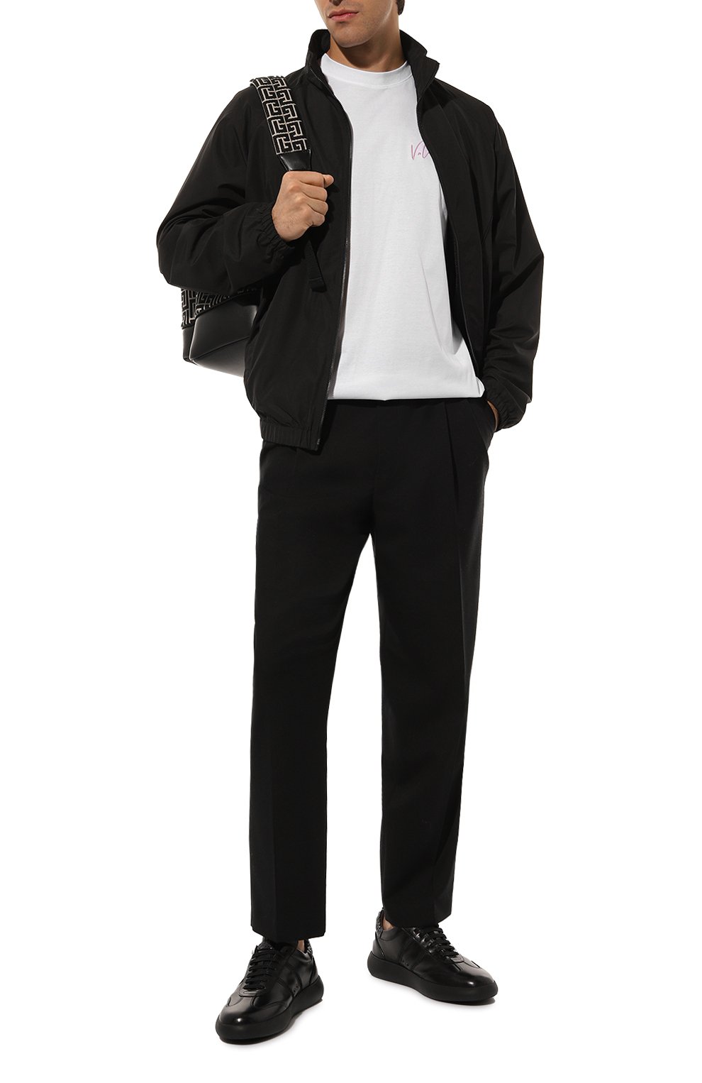 Хлопковая футболка VALENTINO, арт. 5V0MG13AAE6, фото 2