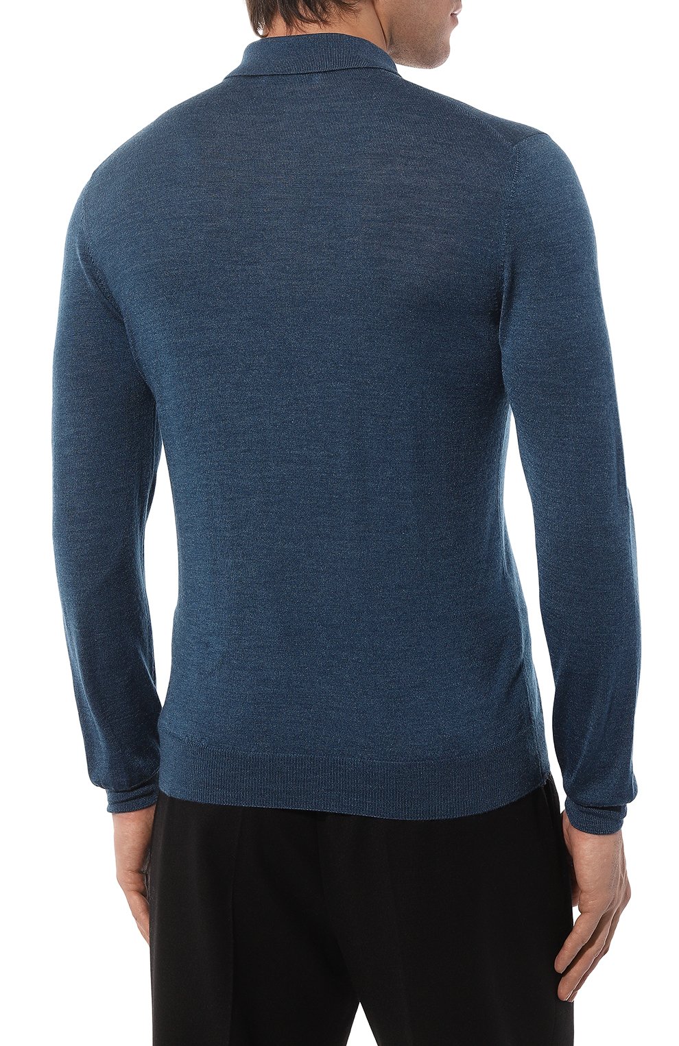 Поло из шерсти и шелка GRAN SASSO, арт. 57132/13190, фото 4