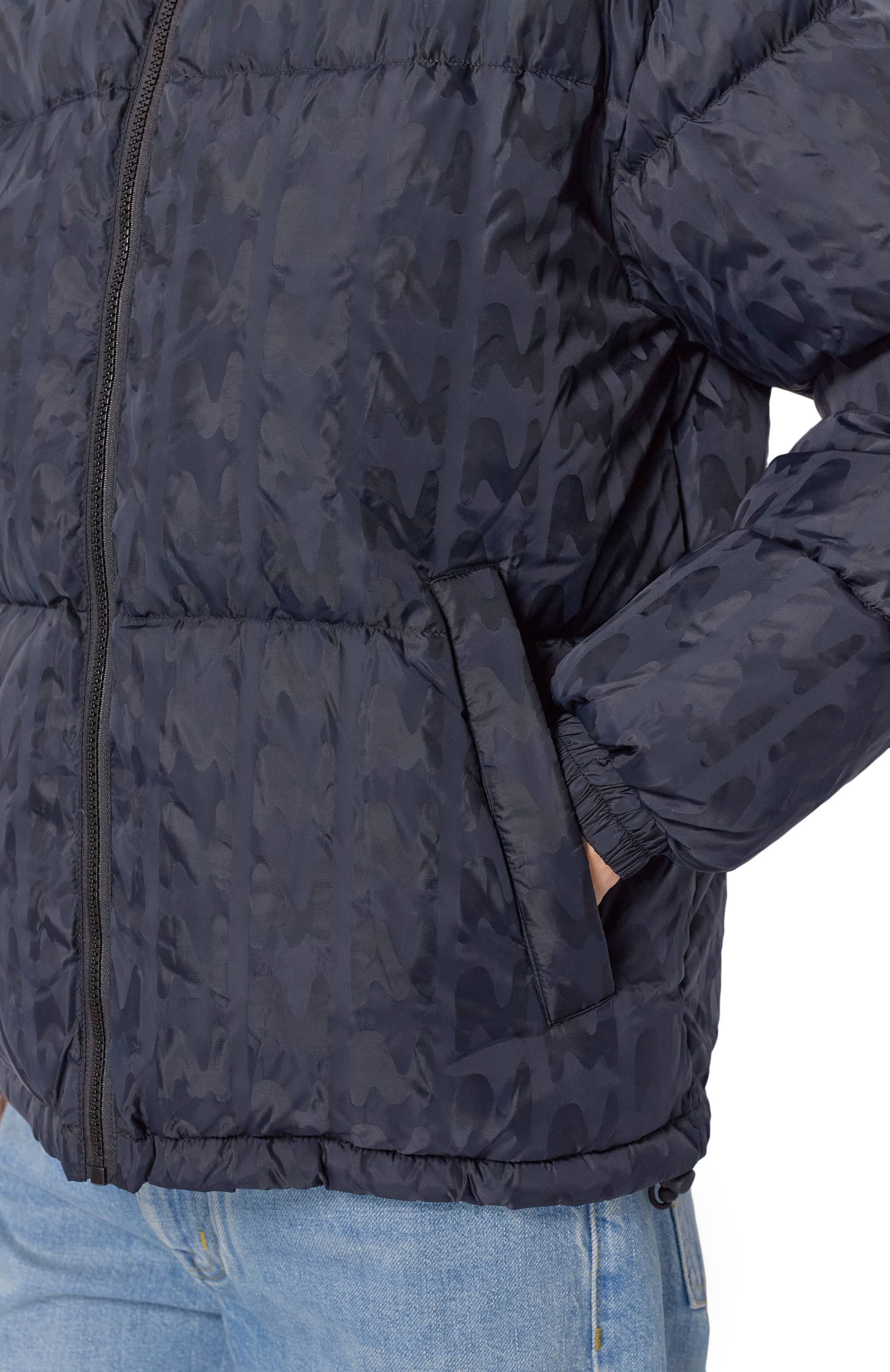 Пуховик MSGM темно-синего цвета по цене 65400 руб., арт. 3941MDH09/257622, фото 5 Пуховик MSGM, арт. 3941MDH09/257622, фото 5