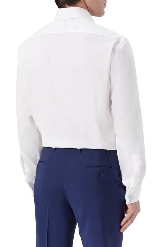 Хлопковая сорочка Van Laack VL-RIVARA-DTF/152115 Белый  VL-RIVARA-DTF/152115 Фото 4