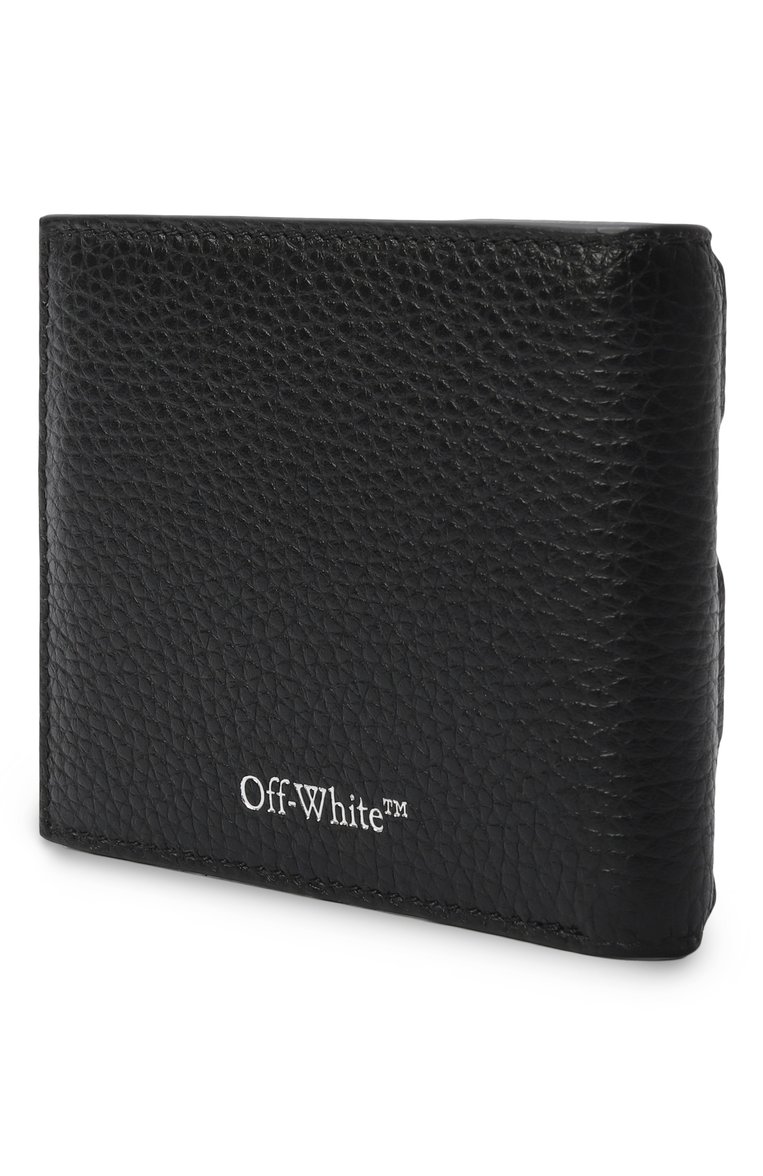 Мужской кожаное портмоне OFF-WHITE черного цвета, арт. 0MNC078C99LEA001 | Фото 2 (Материал: Натуральная кожа; Нос: Не проставлено; Автоматизация состава: Проставлено)