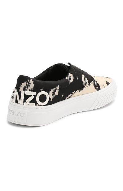 Текстильные кеды k-skate KENZO черного цвета по цене 32450 руб., арт. FA55SN260F78, фото 4 Текстильные кеды k-skate KENZO, арт. FA55SN260F78, фото 4