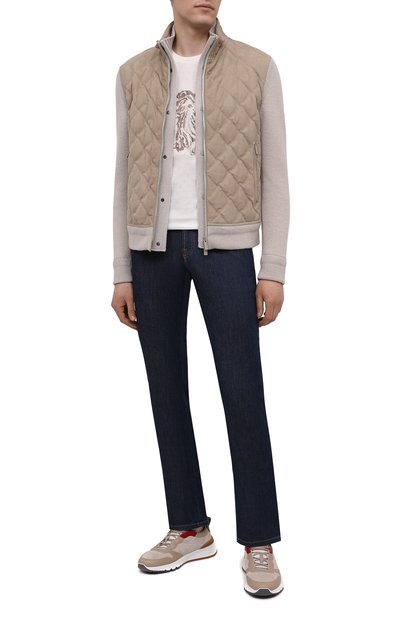 Хлопковая футболка ZILLI, арт. MEV-NT280-LY0N1/MC01, фото 2