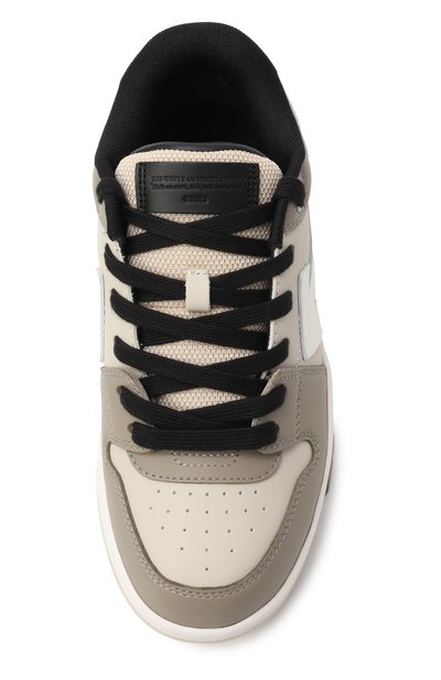 Кожаные кеды out of office OFF-WHITE, арт. 0BIA011S25LEA001/34-36, фото 4