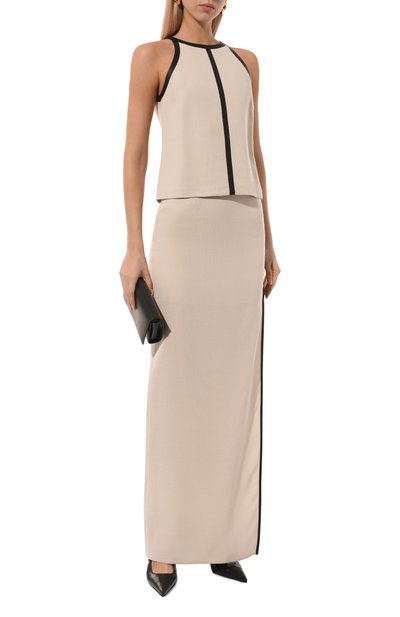 Топ из шерсти и вискозы LOUVE кремового цвета по цене 62000 руб., арт. 24-3-02-06-06, фото 2 Топ из шерсти и вискозы LOUVE, арт. 24-3-02-06-06, фото 2