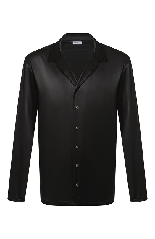 Шелковая сорочка Kiton UNWM010K0749D Чёрный UNWM010K0749D