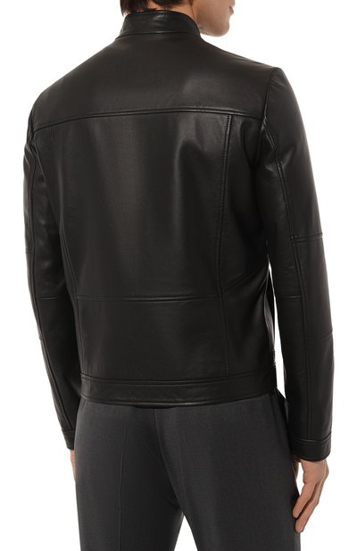 Кожаная куртка HUGO, арт. 50455293, фото 4