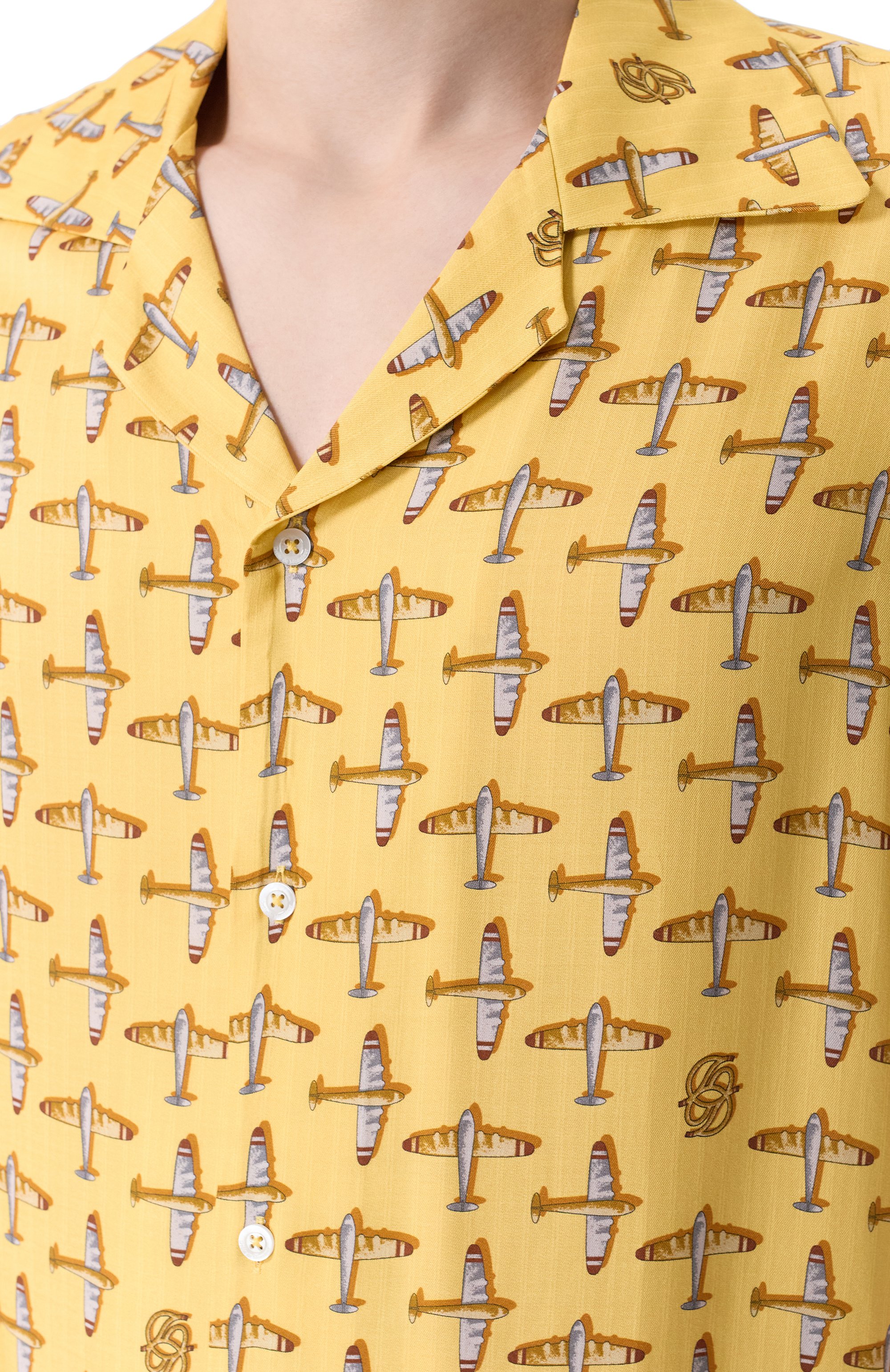 Рубашка из вискозы DROLE DE MONSIEUR, арт. J-SH230-VI028-YL, фото 5