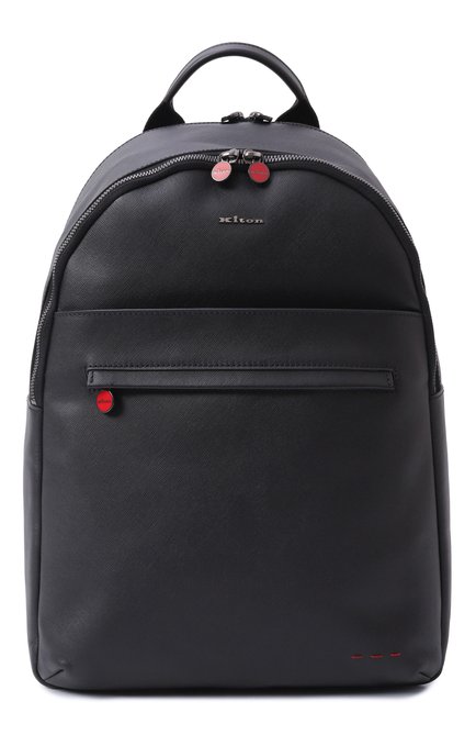 Мужской рюкзак KITON черного цвета, арт. UBA0114N0122808 | Фото 1 (Материал сплава: Проставлено; Драгоценные камни: Проставлено; Размер: large; Материал: Натуральная кожа)