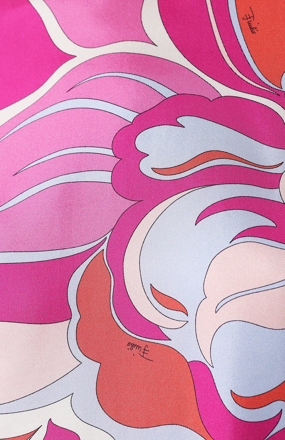 Шелковый топ EMILIO PUCCI фуксия цвета по цене 48250 руб., арт. 9ERM83/9E751, фото 5 Шелковый топ EMILIO PUCCI, арт. 9ERM83/9E751, фото 5