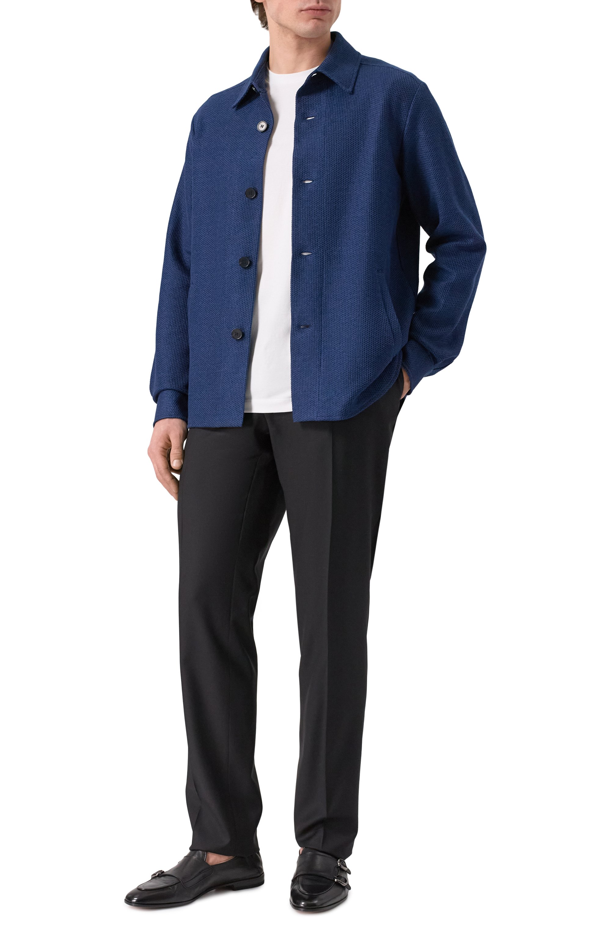 Куртка-рубашка изо льна и хлопка HARRIS WHARF LONDON, арт. CH9320PDZ-T/DZT, фото 2