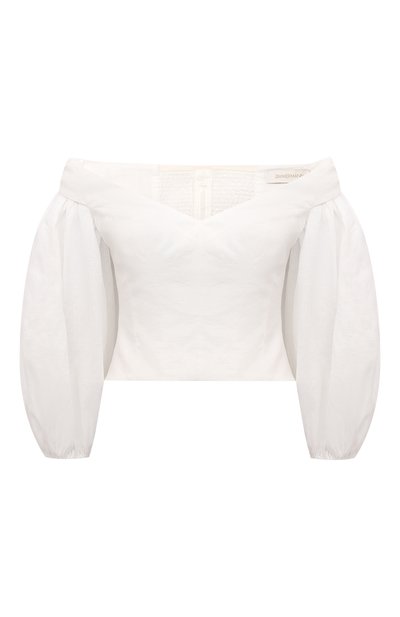 Льняной топ ZIMMERMANN, арт. 2882TP0S, фото 1