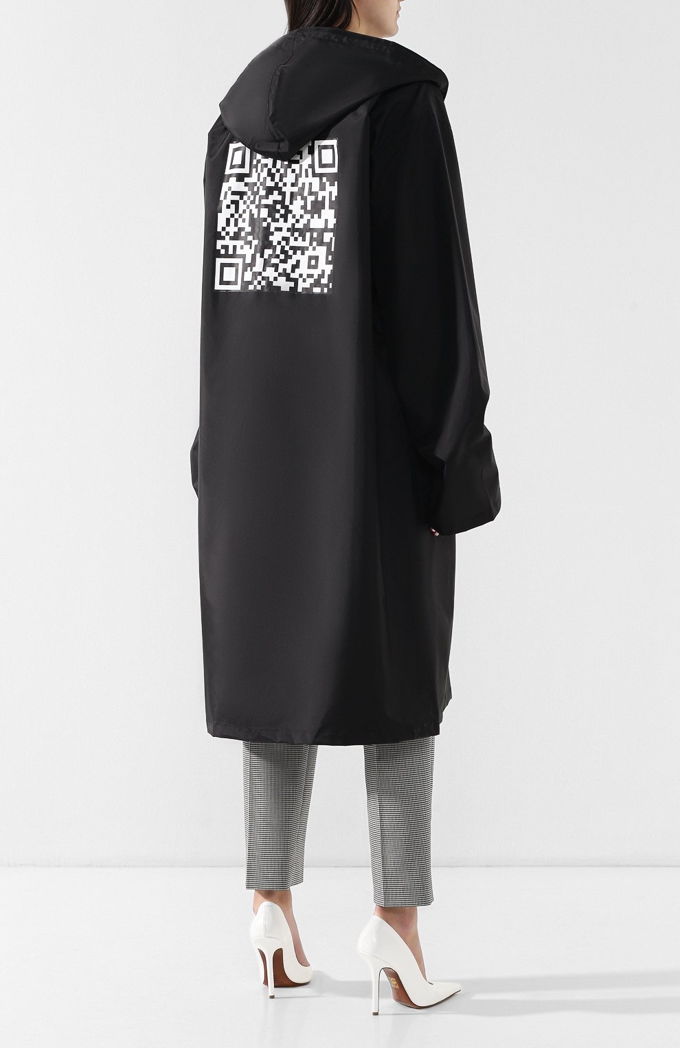 Плащ с капюшоном VETEMENTS, арт. USS195057/W, фото 4