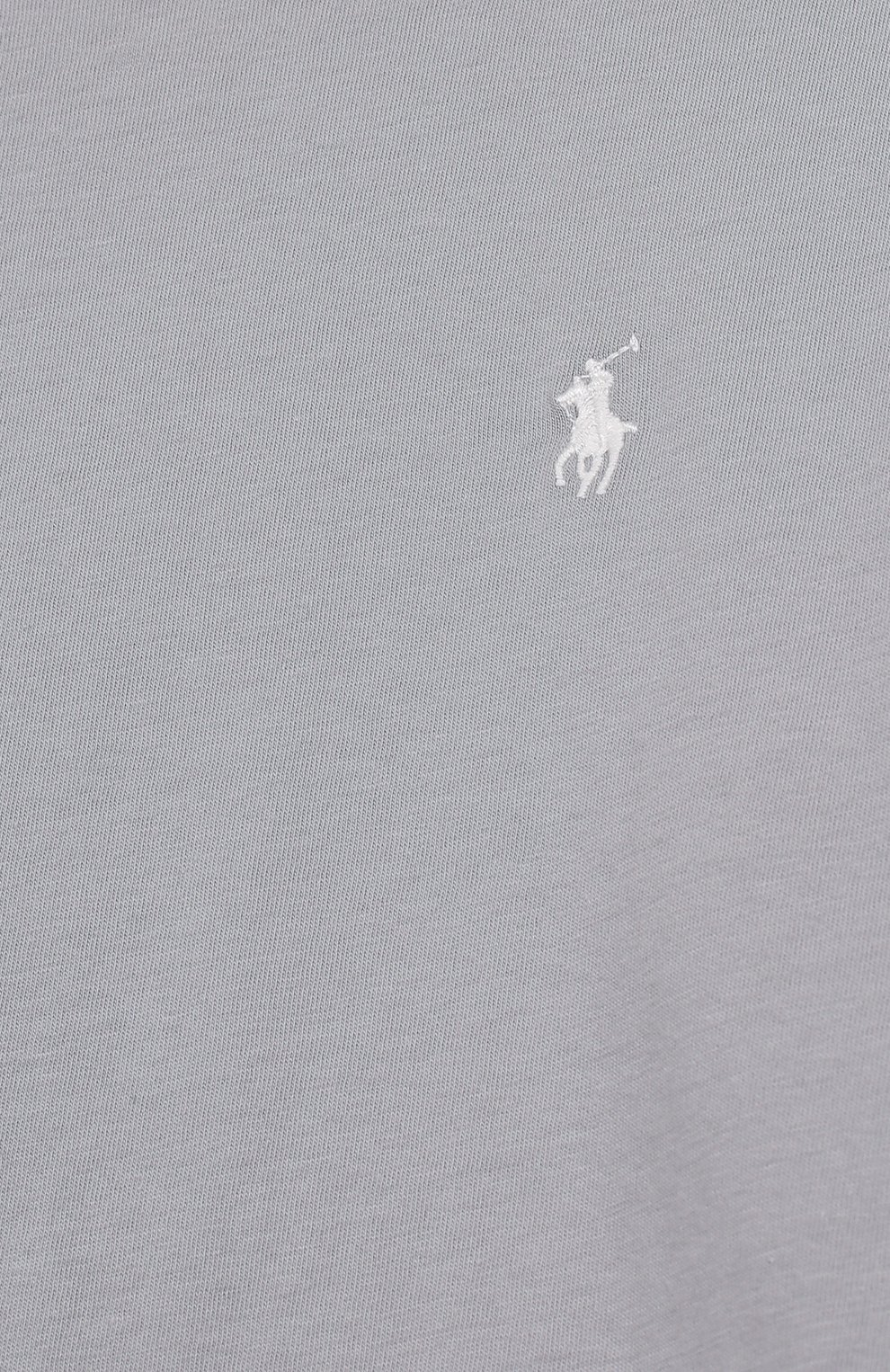 Хлопковая футболка с логотипом бренда POLO RALPH LAUREN, арт. 323670261, фото 3