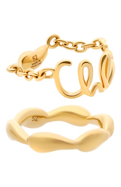 Женское комплект из двух колец CHLOÉ, арт. CHC24AFR67CB79DC52