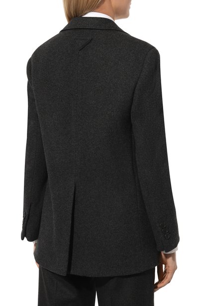 Жакет из шерсти и кашемира PRADA, арт. P565I-1ZBY-F0480-212, фото 4