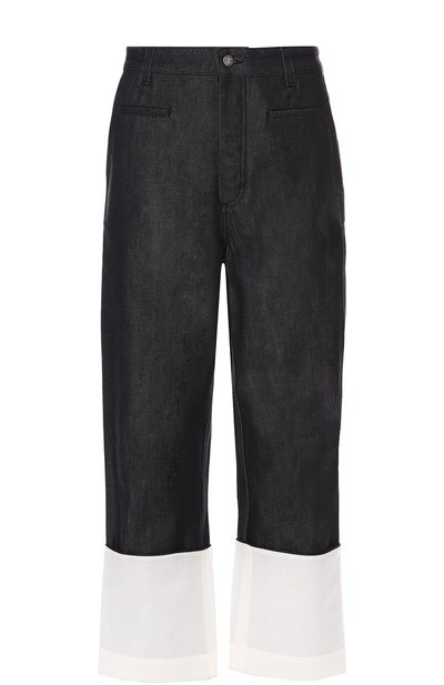 Джинсы свободного кроя с контрастными отворотами LOEWE, арт. H2262110IB, фото 1