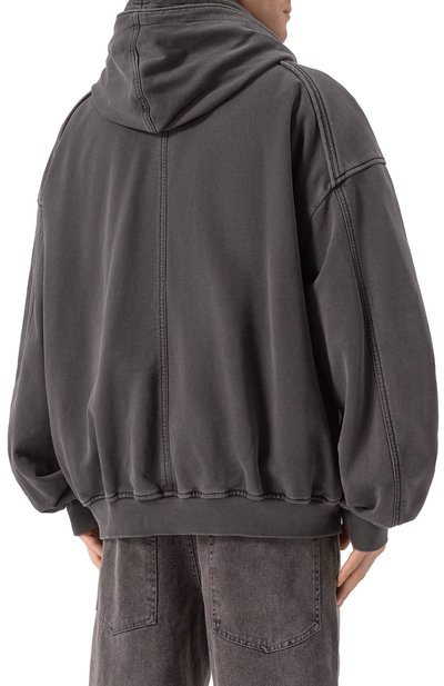 Хлопковая толстовка JUUN.J темно-серого цвета по цене 87550 руб., арт. JC5141P084, фото 4 Хлопковая толстовка JUUN.J, арт. JC5141P084, фото 4