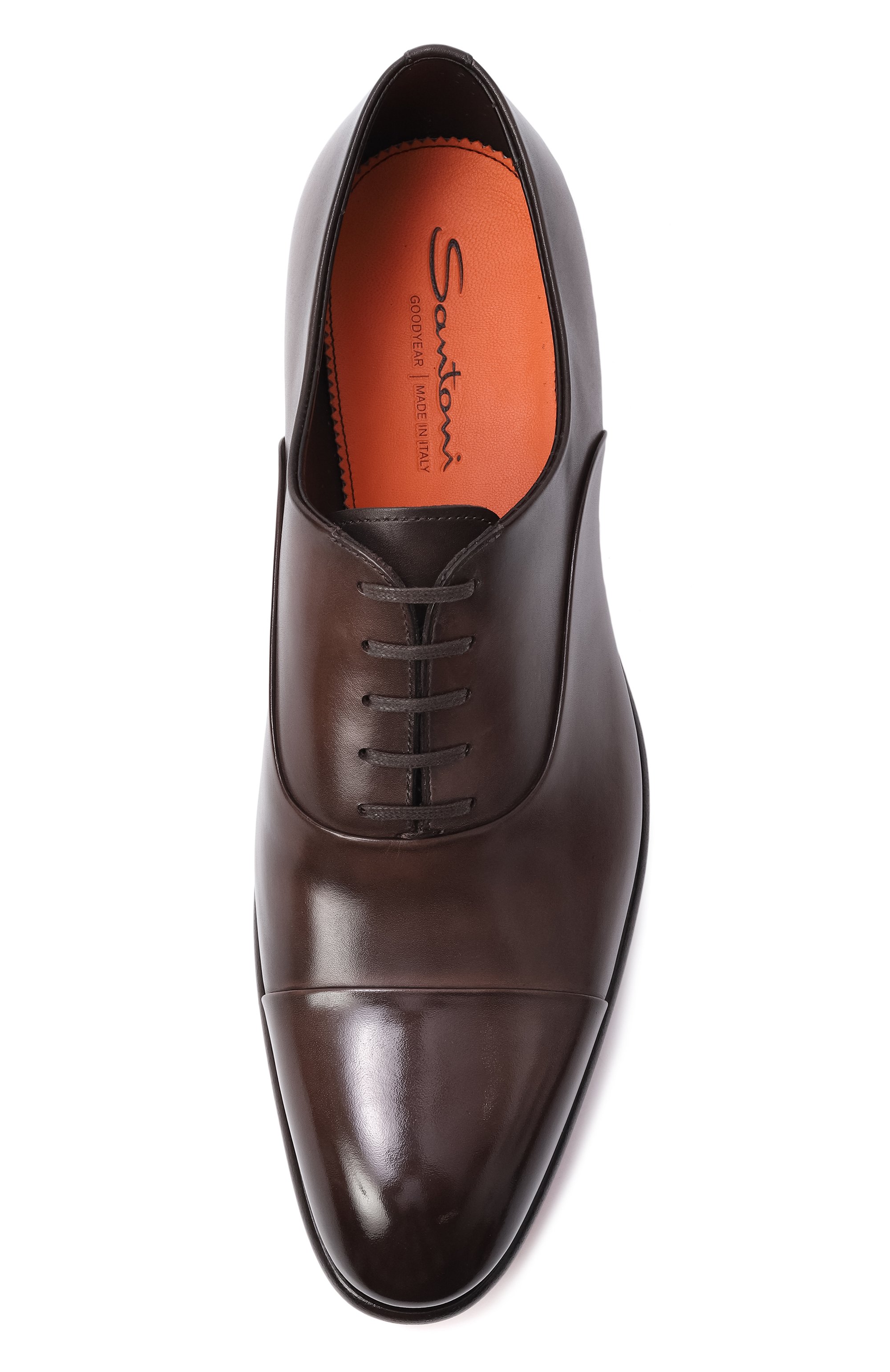 Кожаные оксфорды carter SANTONI, арт. MCCG12621MC1HVSY, фото 5