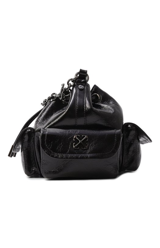 Сумка Dumbo Bucket Off-White 0WMY002F25LEA001 Чёрный  0WMY002F25LEA001 Фото 4