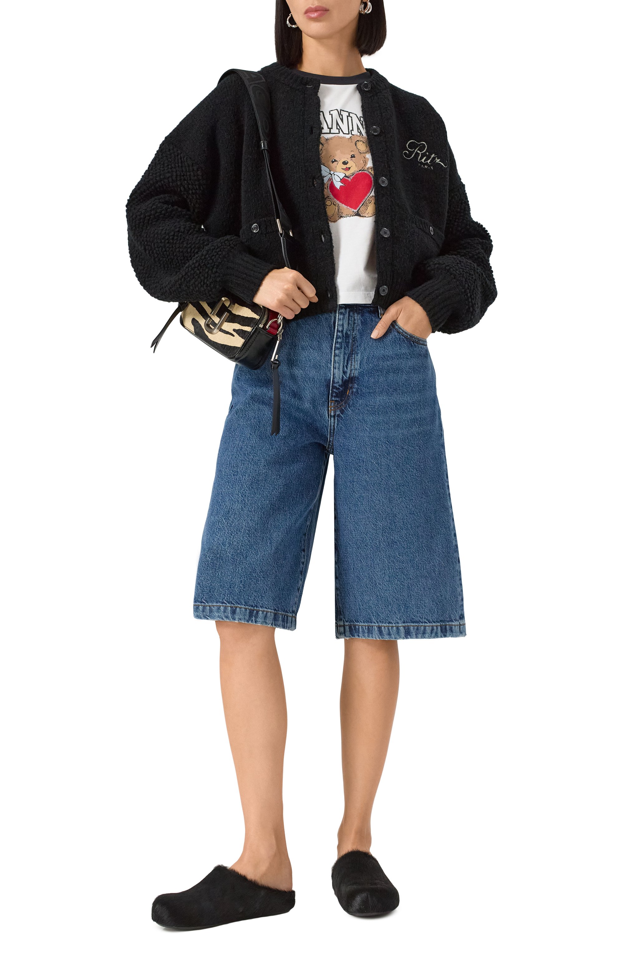 Джинсовые шорты FRAME DENIM, арт. WP25DSTB03, фото 2