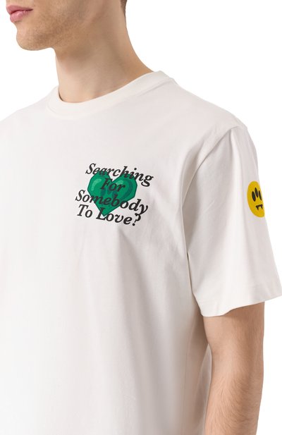 Хлопковая футболка BARROW, арт. S5BWMATH060, фото 5