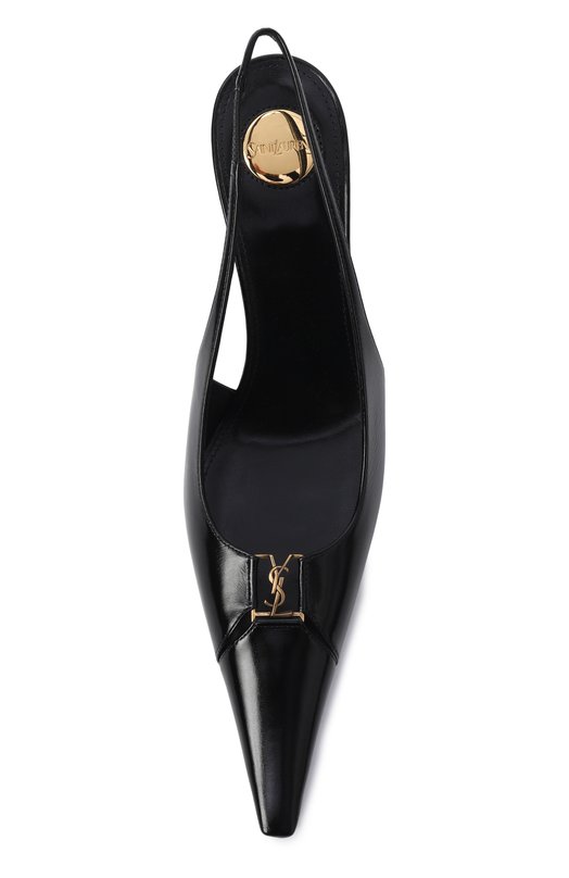 Кожаные туфли Babylone Breteuil 75 Saint Laurent 858966/AAEHI Чёрный  858966/AAEHI Фото 6