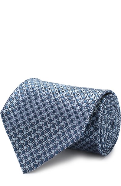 Мужской шелковый галстук с узором ZEGNA, арт. Z3D73/1XW