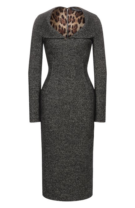 Женское шерстяное платье DOLCE & GABBANA, арт. F6TVZT/FCBAJ