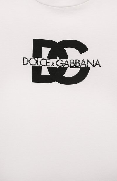 Хлопковая футболка DOLCE & GABBANA, арт. L4JTEY/G7M4H, фото 3